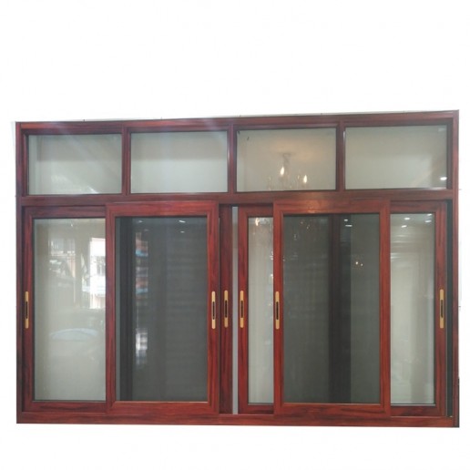 aluminum sliding glass window with the screen design