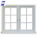 aluminum glass casement window