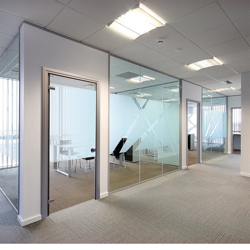 Office glass on sale door design