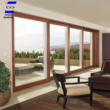 triple aluminum doors sliding glass door