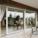 Front door aluminum sliding patio door design