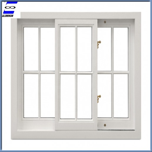 Aluminum sliding window with stalinite glass