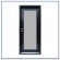 Aluminum casement swing bathroom door