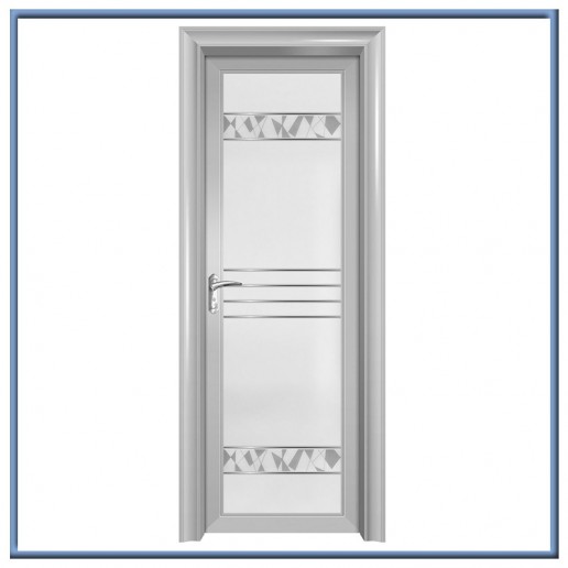 Aluminum single swing bathroom door