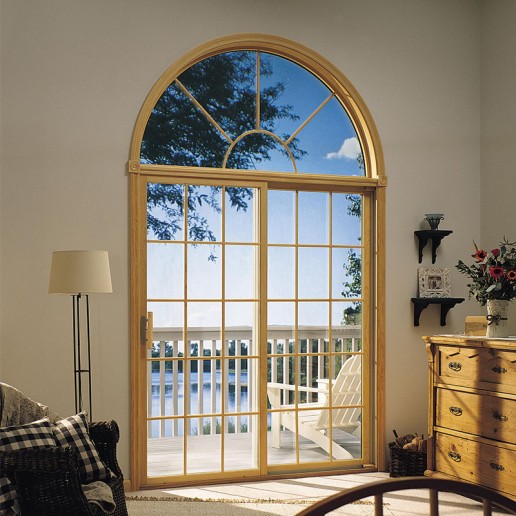 Hot selling sliding windows with curve design