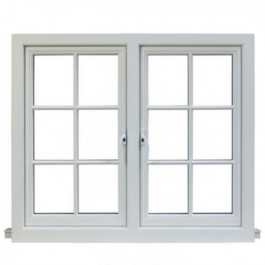 European Standard Double panels swing style aluminum casement window