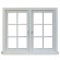 swing style aluminum casement window