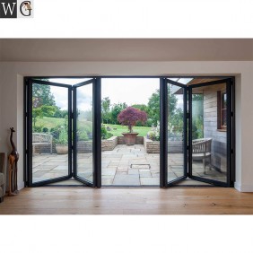 Interior Doors design aluminum folding sliding glass door system for sale