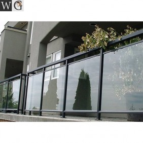 aluminum glass railing balcony grill for house apartment