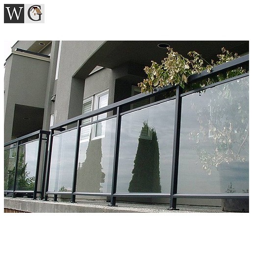 aluminum glass railing balcony grill for house apartment