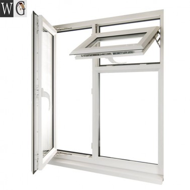 simple design aluminum casement handle window for nigeria Philippines