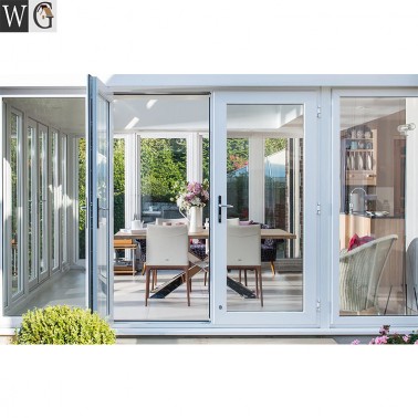 aluminum french style patio door double casement/swing door