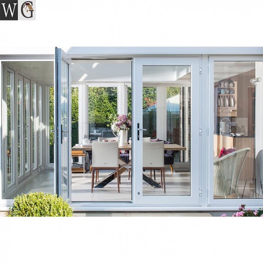 aluminum french style patio door double casement/swing door