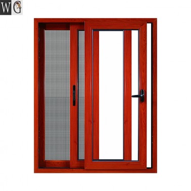 Cheap aluminum glass sliding window with mosquito net for sales