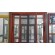 wood grain aluminum sliding window