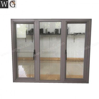 Miodle Fixed design thermal break aluminum casement window for sale