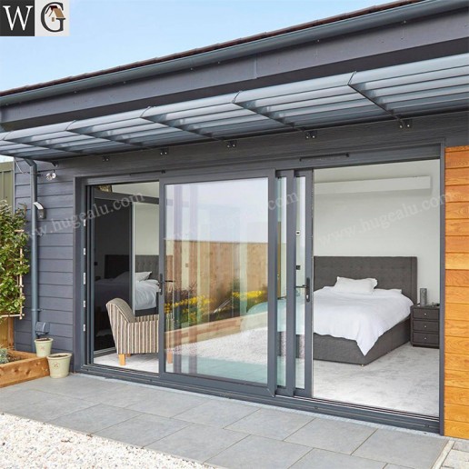 Exterior Main Entry Security Design Aluminum Glass Sliding Doors Prices