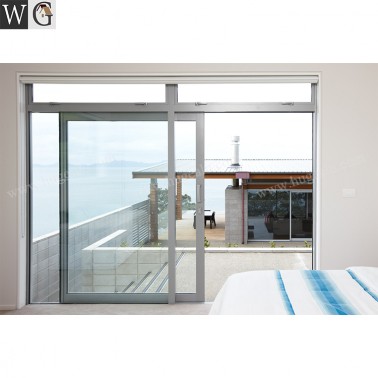 Exterior Soundproof Chinese Factory Aluminum Sliding Glass Doors For Sale